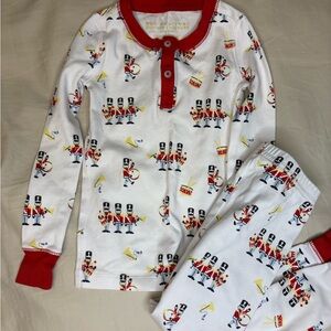 The Beaufort Bonnet Company Nutcracker Pajama Set - Red and White